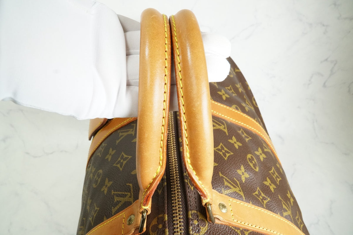 [Good] Louis Vuitton Monogram Keepall 50 Travel Boston Bag M41426 France VI882