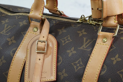 [Rank AB] Louis Vuitton Monogram Keepall 50 M41426 Boston Bag Travel Luggage