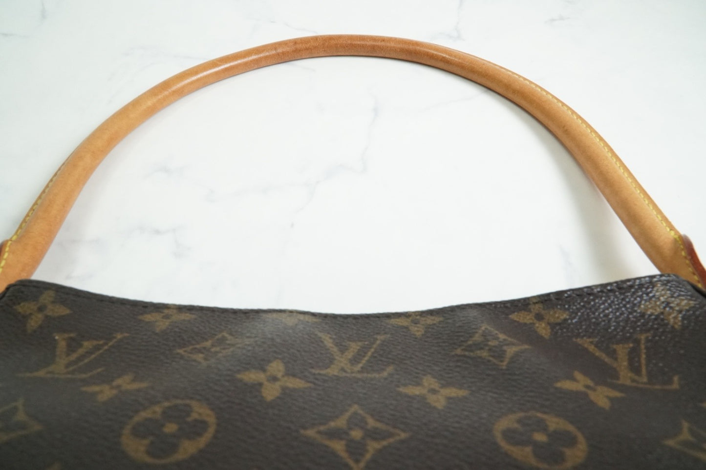 [Excellent] Louis Vuitton Monogram Looping MM Shoulder Bag M51146 Canvas Vintage