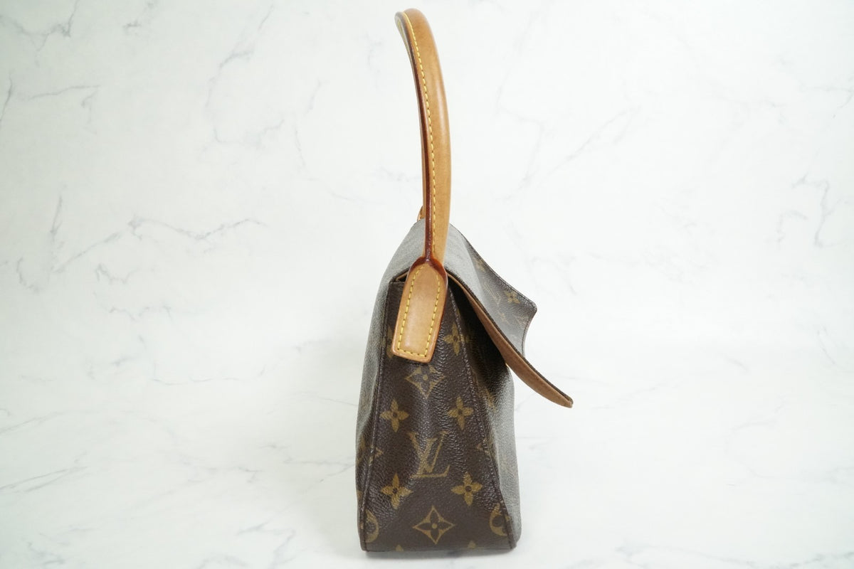 [AB] Louis Vuitton Monogram Mini Looping Shoulder Bag M51147 Vintage Canvas