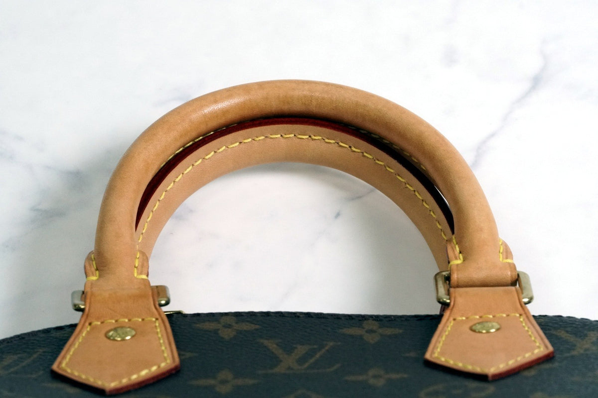 [Rank AB] LOUIS VUITTON Monogram Alma BB Handbag 2WAY Crossbody Brown Authentic