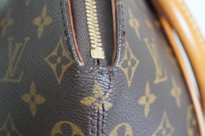 [Rank AB] Louis Vuitton Monogram Ellipse PM Handbag Brown M51127 Vintage Auth