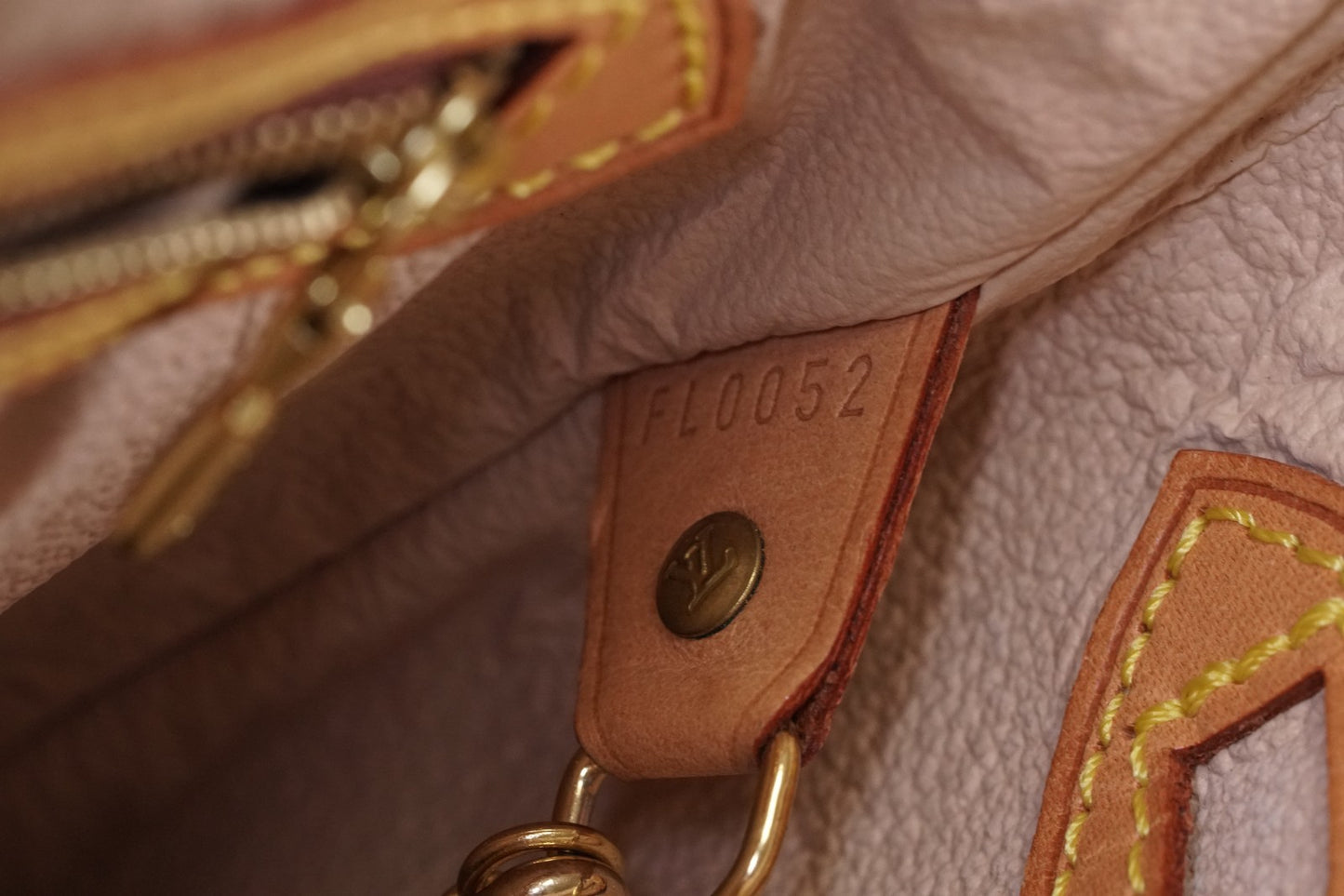 [Good] LOUIS VUITTON Monogram Bucket PM M42238 Shoulder Tote Bag Brown FL0052