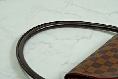 [Very Good] Louis Vuitton Damier Ebene Mini Looping Special Order N51158 Bag