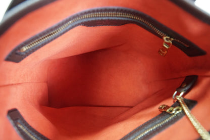[Rank AB] Louis Vuitton Damier Ebene Marais PM N42240 Bucket Tote Bag Vintage