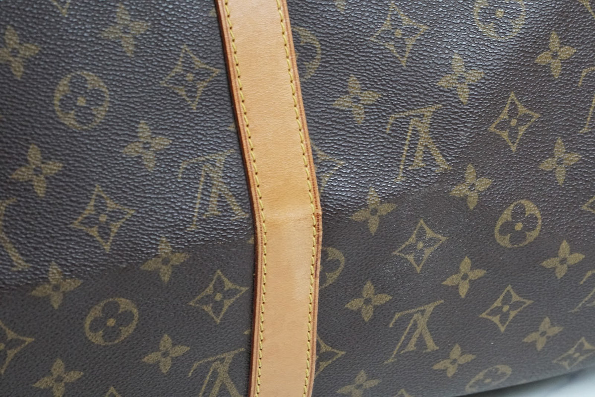 [Rank AB] Louis Vuitton Monogram Keepall 50 M41426 Boston Bag Travel Luggage