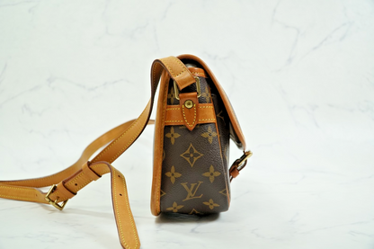 Louis Vuitton Monogram Sologne Crossbody Shoulder Bag M42250 Vintage M42250 Auth
