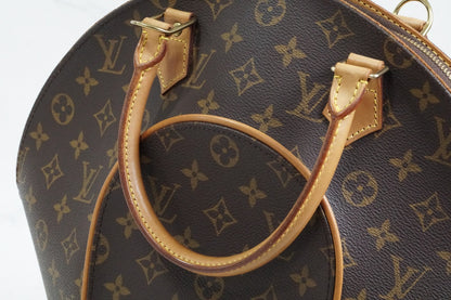 [Rank AB] Louis Vuitton Monogram Ellipse MM Handbag M51126 Brown Canvas w/ Box