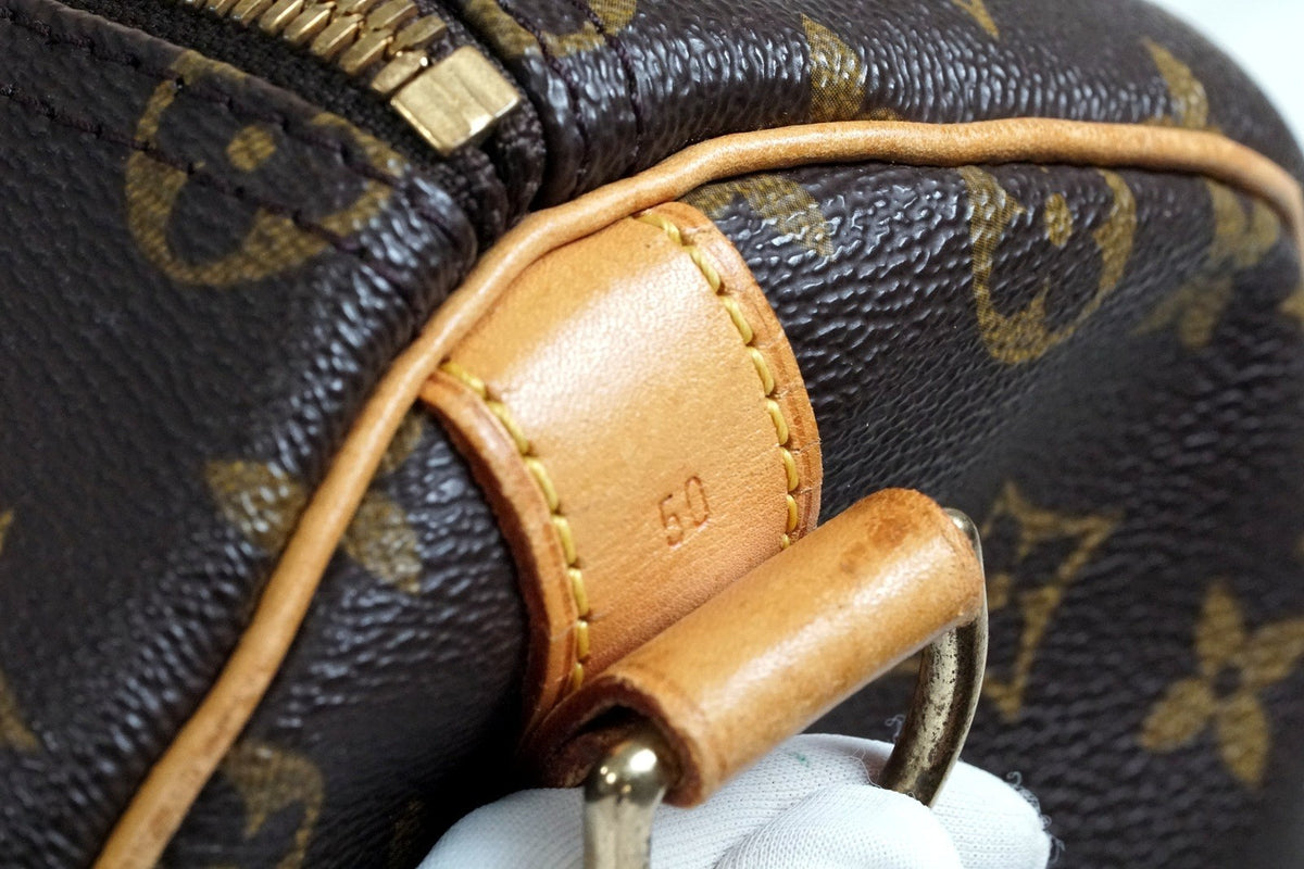 [Good] Louis Vuitton Monogram Keepall Bandouliere 50 M41416 Vintage Authentic