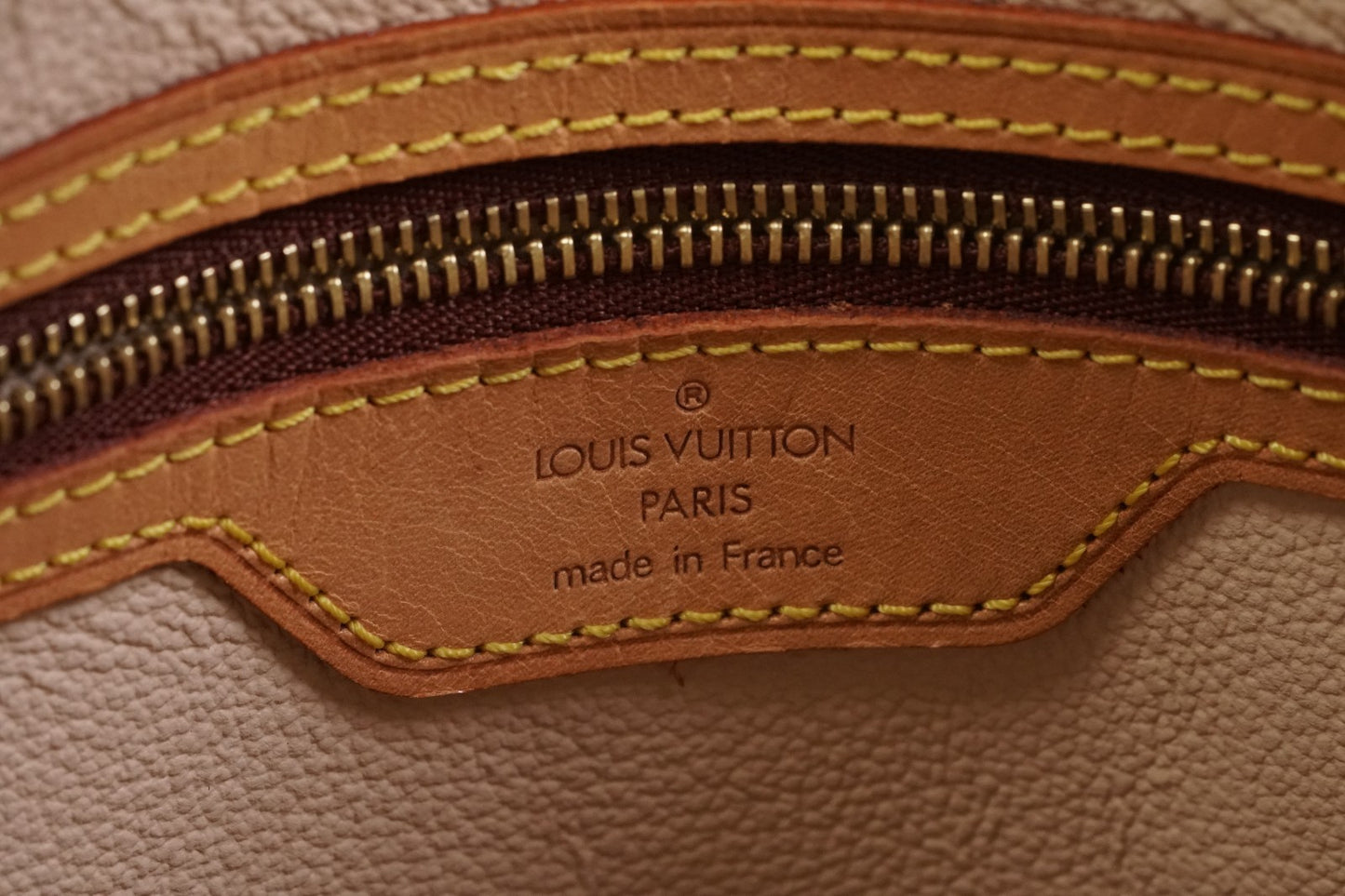 [Good] LOUIS VUITTON Monogram Bucket PM M42238 Shoulder Tote Bag Brown FL0052