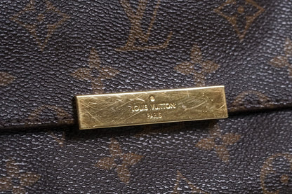 [Very Good] LOUIS VUITTON Monogram Favorite MM M40718 Shoulder Bag Purse w/Chain