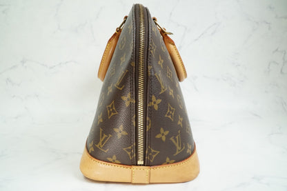 [Rank AB] Louis Vuitton Alma M51130 Monogram Canvas Handbag with Shoulder Strap