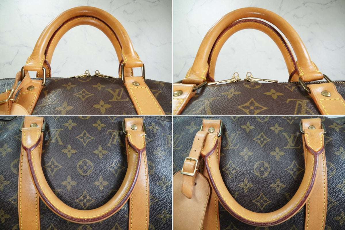 [AB Rank] Louis Vuitton Keepall 50 Monogram Canvas Travel Duffle Bag Vintage