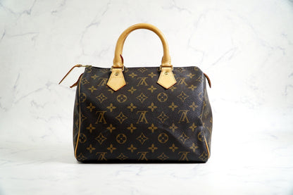 [AB] LOUIS VUITTON Monogram Speedy 25 Handbag Brown M41109 Vintage Authentic