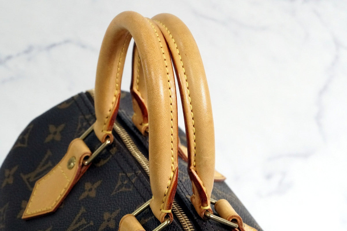 [AB] LOUIS VUITTON Monogram Speedy 25 Handbag Brown M41109 Vintage Authentic