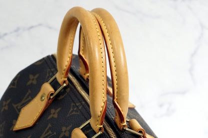 [AB] LOUIS VUITTON Monogram Speedy 25 Handbag Brown M41109 Vintage Authentic
