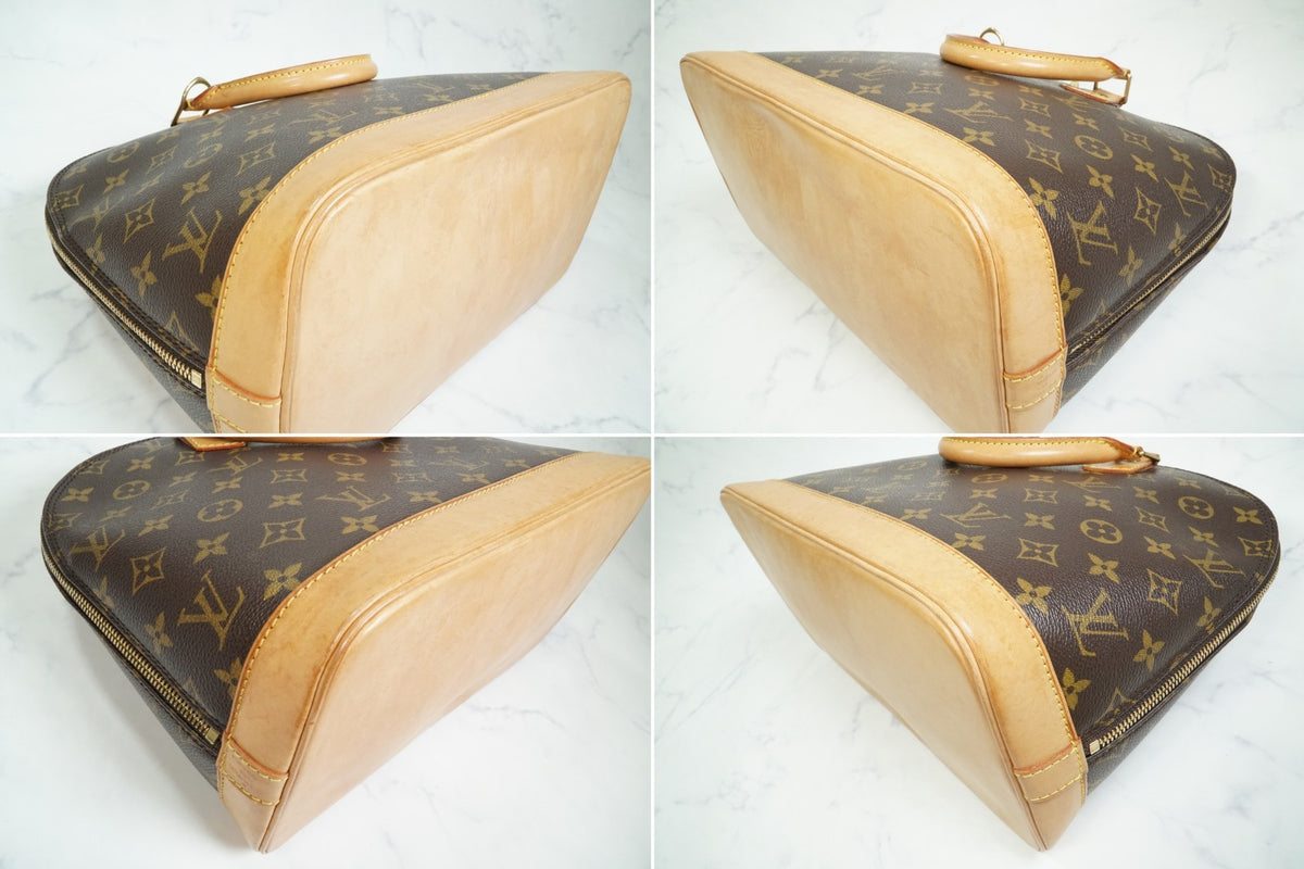 [Rank AB] Louis Vuitton Alma M51130 Monogram Canvas Handbag with Shoulder Strap
