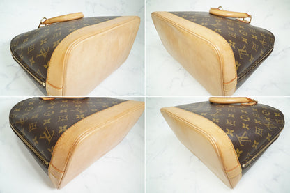 [Rank AB] Louis Vuitton Alma M51130 Monogram Canvas Handbag with Shoulder Strap
