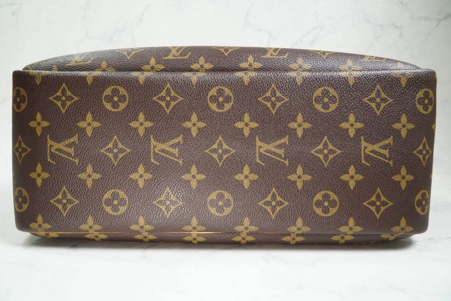 [Rank AB] Louis Vuitton Deauville M47270 Monogram Canvas Handbag Vintage Auth