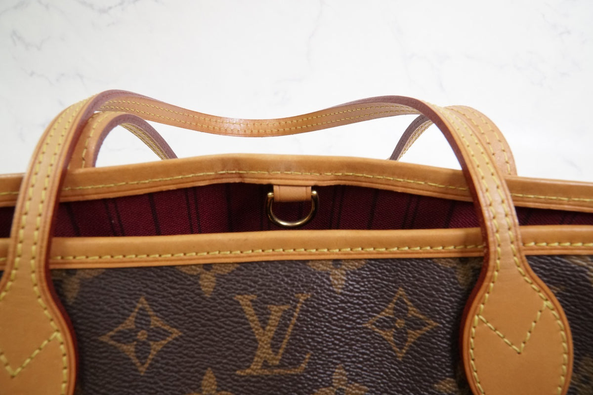 [EXCELLENT] LOUIS VUITTON Monogram Neverfull PM Tote Bag Brown AR1170 w/ Box