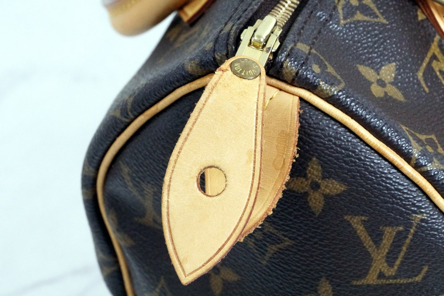 [AB] LOUIS VUITTON Monogram Speedy 25 Handbag Brown M41109 Vintage Authentic