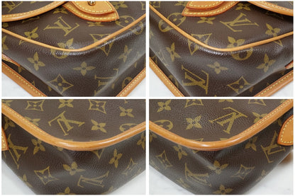 [EXCELLENT] LOUIS VUITTON Monogram Gibeciere MM Shoulder Crossbody Bag M42247
