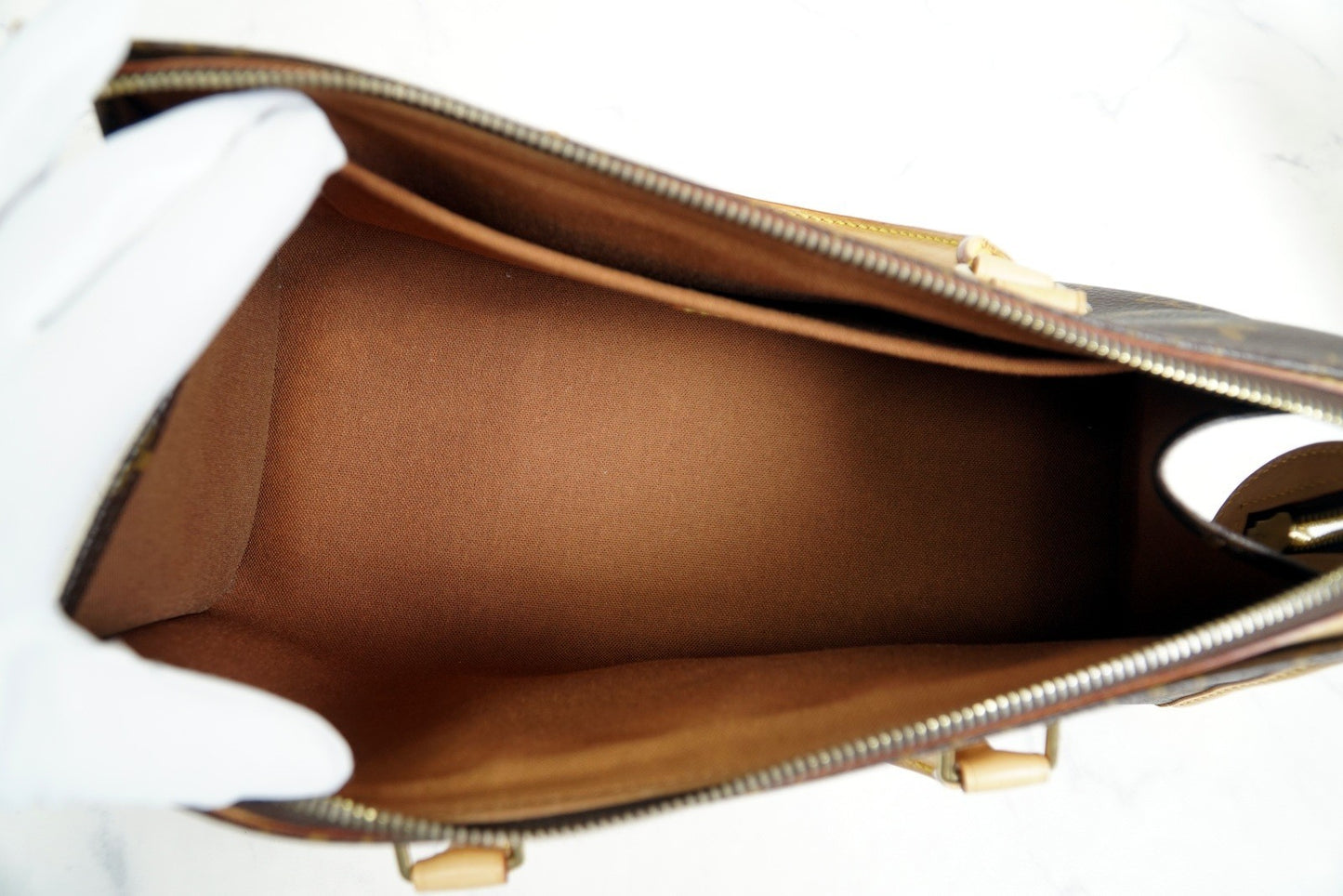 [Very Good] LOUIS VUITTON Monogram Popincourt Hand Bag M40009 Vintage Authentic
