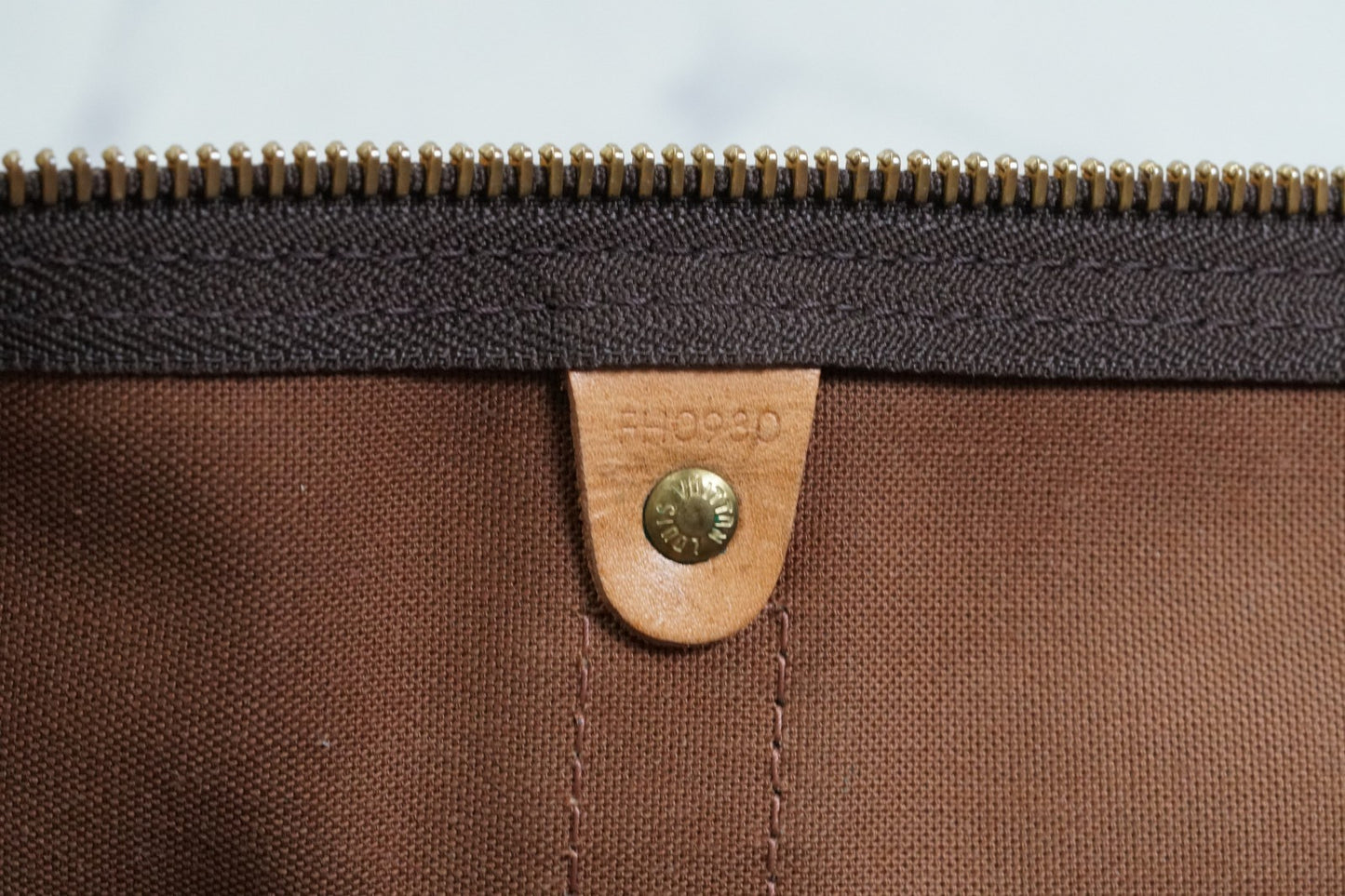[AB] LOUIS VUITTON Monogram Keepall 55 Boston Bag M41424 Travel Duffle Leather