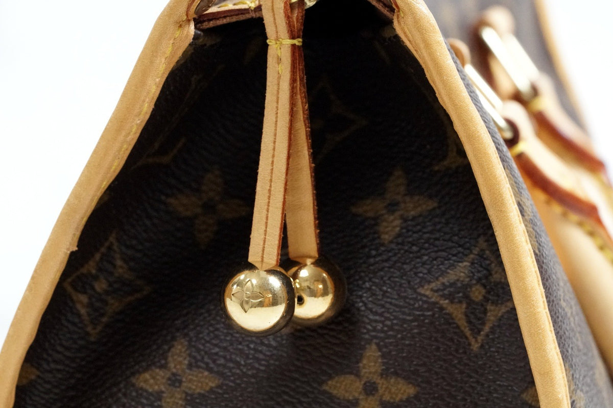 [Very Good] LOUIS VUITTON Monogram Popincourt Hand Bag M40009 Vintage Authentic