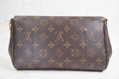 [Very Good] LOUIS VUITTON Monogram Favorite MM M40718 Shoulder Bag Purse w/Chain