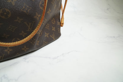[Rank AB] LOUIS VUITTON Monogram Neverfull MM M40156 Brown Tote Shoulder Bag