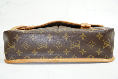 [EXCELLENT] LOUIS VUITTON Monogram Gibeciere MM Shoulder Crossbody Bag M42247