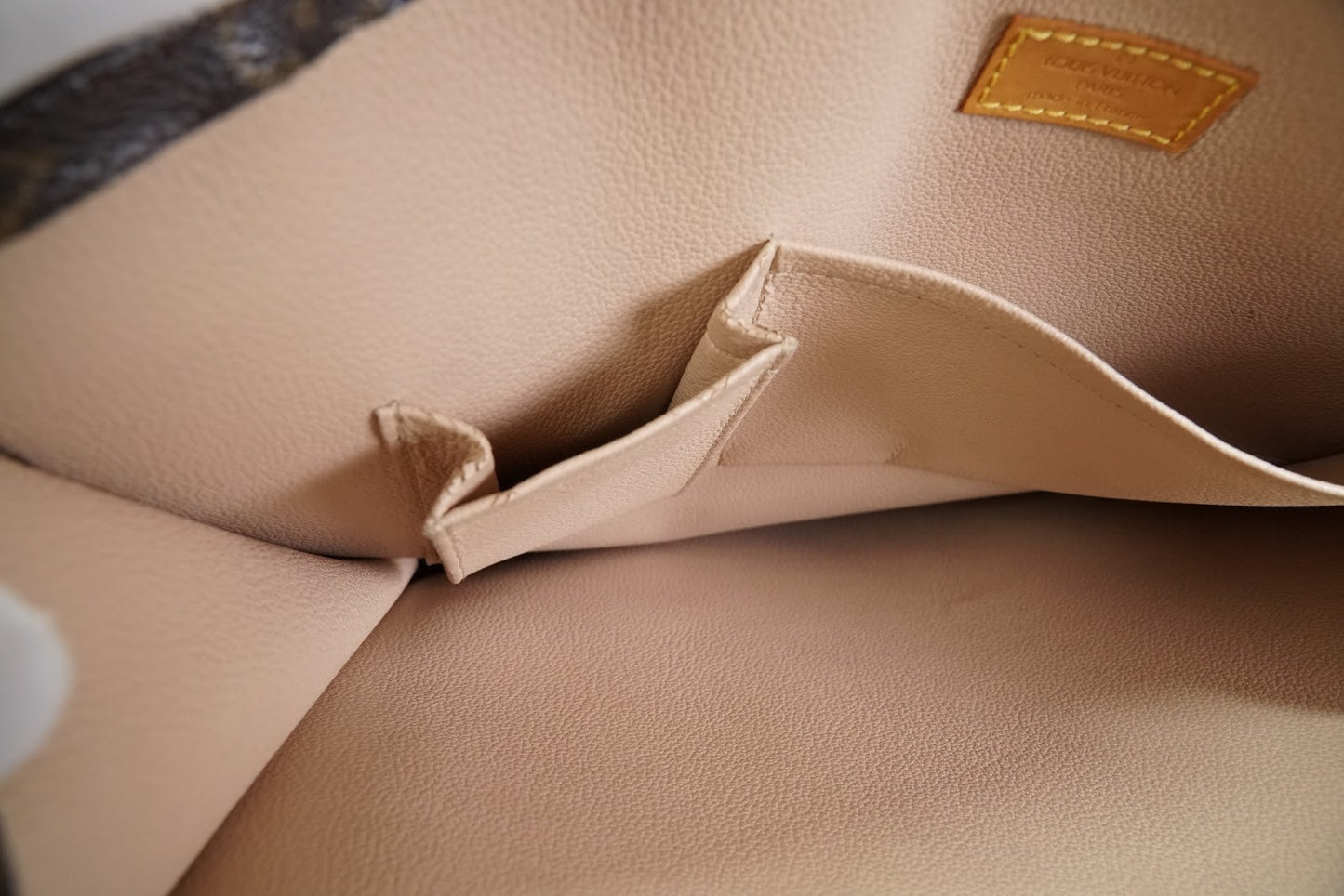 LOUIS VUITTON Sac Plat M51140 Monogram Canvas Tote Bag Handbag Vintage Authentic