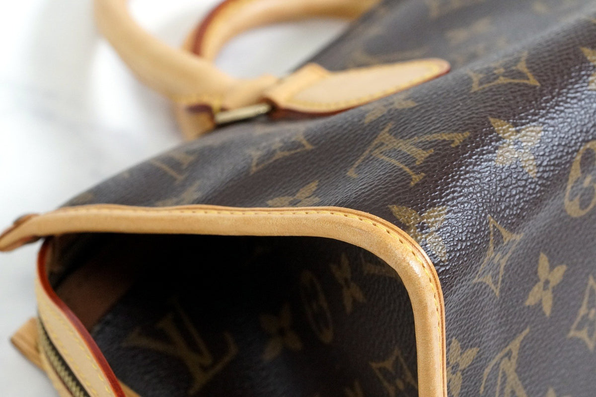[Very Good] LOUIS VUITTON Monogram Popincourt Hand Bag M40009 Vintage Authentic