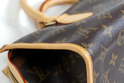 [Very Good] LOUIS VUITTON Monogram Popincourt Hand Bag M40009 Vintage Authentic
