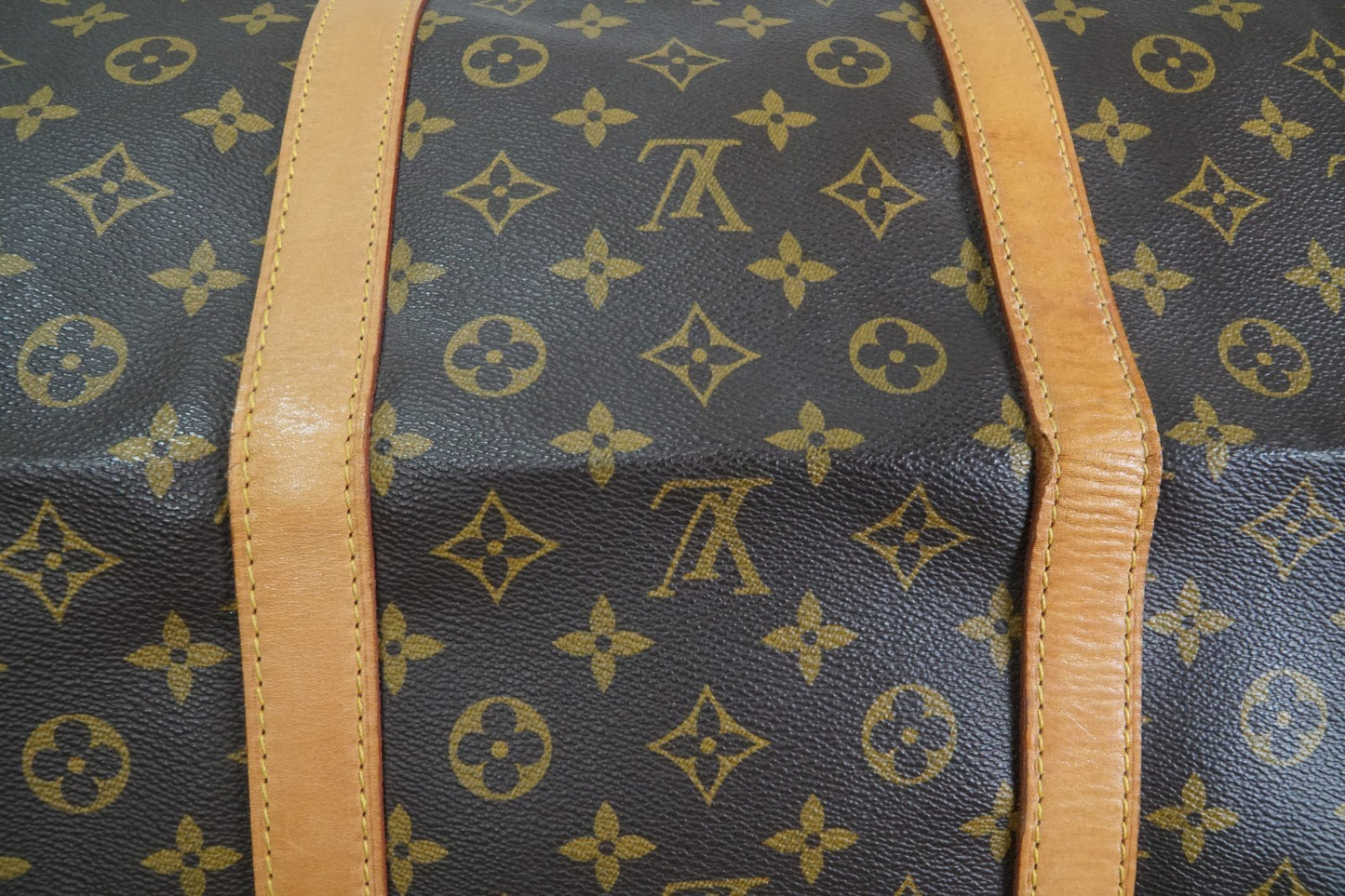 [AB] Louis Vuitton Keepall Bandouliere 60 M41412 Monogram Travel Bag Vintage