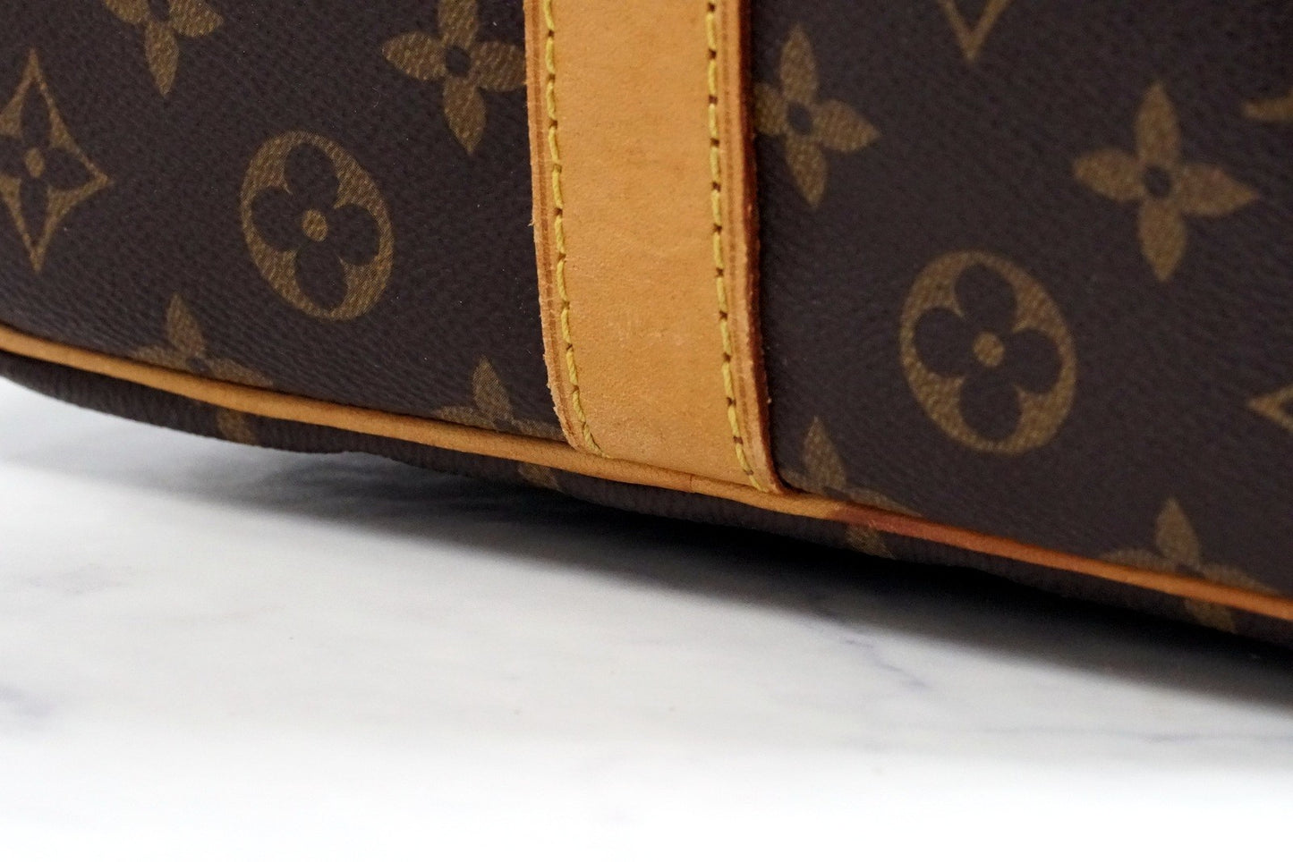 [Good] Louis Vuitton Monogram Keepall Bandouliere 50 M41416 Vintage Authentic