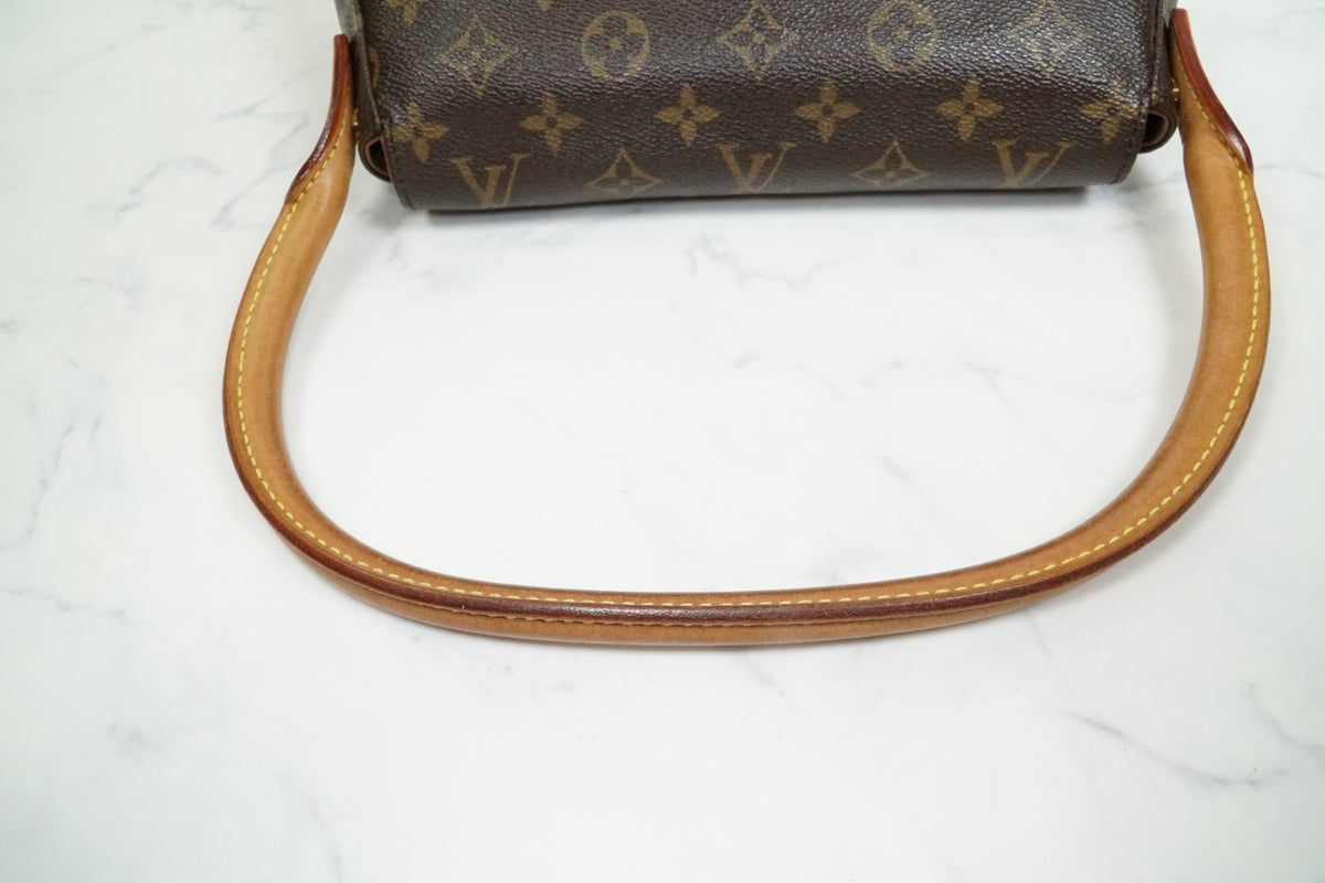 [AB] Louis Vuitton Monogram Mini Looping Shoulder Bag M51147 Vintage Canvas