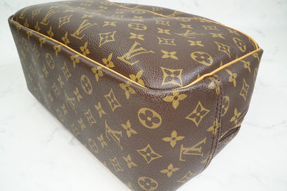 [Rank AB] Louis Vuitton Deauville M47270 Monogram Canvas Handbag Vintage Auth