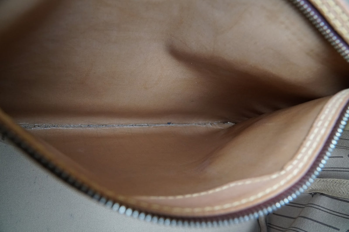 [Rank AB] LOUIS VUITTON Monogram Neverfull MM M40156 Brown Tote Shoulder Bag
