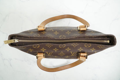 [Good Vintage] Louis Vuitton Monogram Cabas Piano Tote Shoulder Bag M51148 Purse