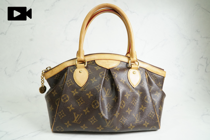 [AB Good] Louis Vuitton Monogram Tivoli PM Handbag Brown Canvas M40143 Authentic