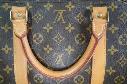 [AB] Louis Vuitton Keepall Bandouliere 60 M41412 Monogram Travel Bag Vintage