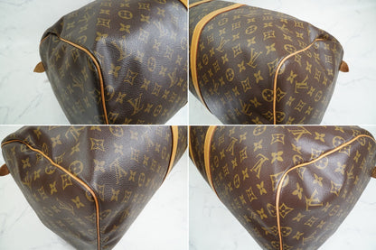 [AB] LOUIS VUITTON Monogram Keepall 55 Boston Bag M41424 Travel Duffle Leather