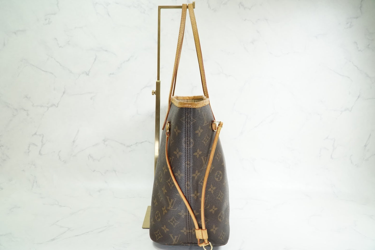 [Rank AB] LOUIS VUITTON Monogram Neverfull MM M40156 Brown Tote Shoulder Bag