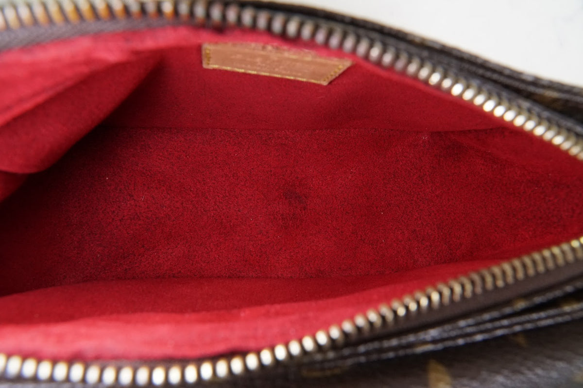 [Rank AB] LOUIS VUITTON Monogram Viva Cite PM Shoulder Bag M51165 Brown Leather