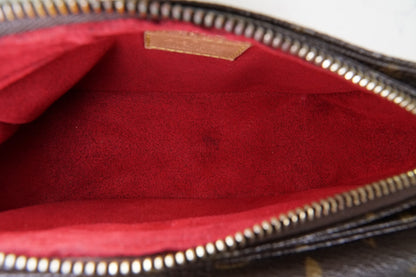 [Rank AB] LOUIS VUITTON Monogram Viva Cite PM Shoulder Bag M51165 Brown Leather