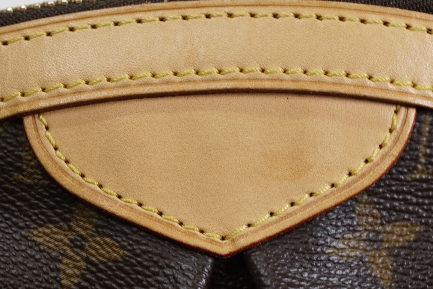 [EXCELLENT] LOUIS VUITTON Monogram Tivoli PM Tote Handbag Leather Brown M40143