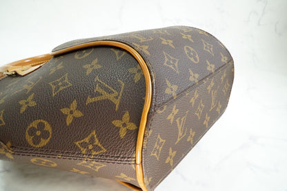 [Very Good] Louis Vuitton Monogram Ellipse PM Handbag Brown Canvas M51127 Auth