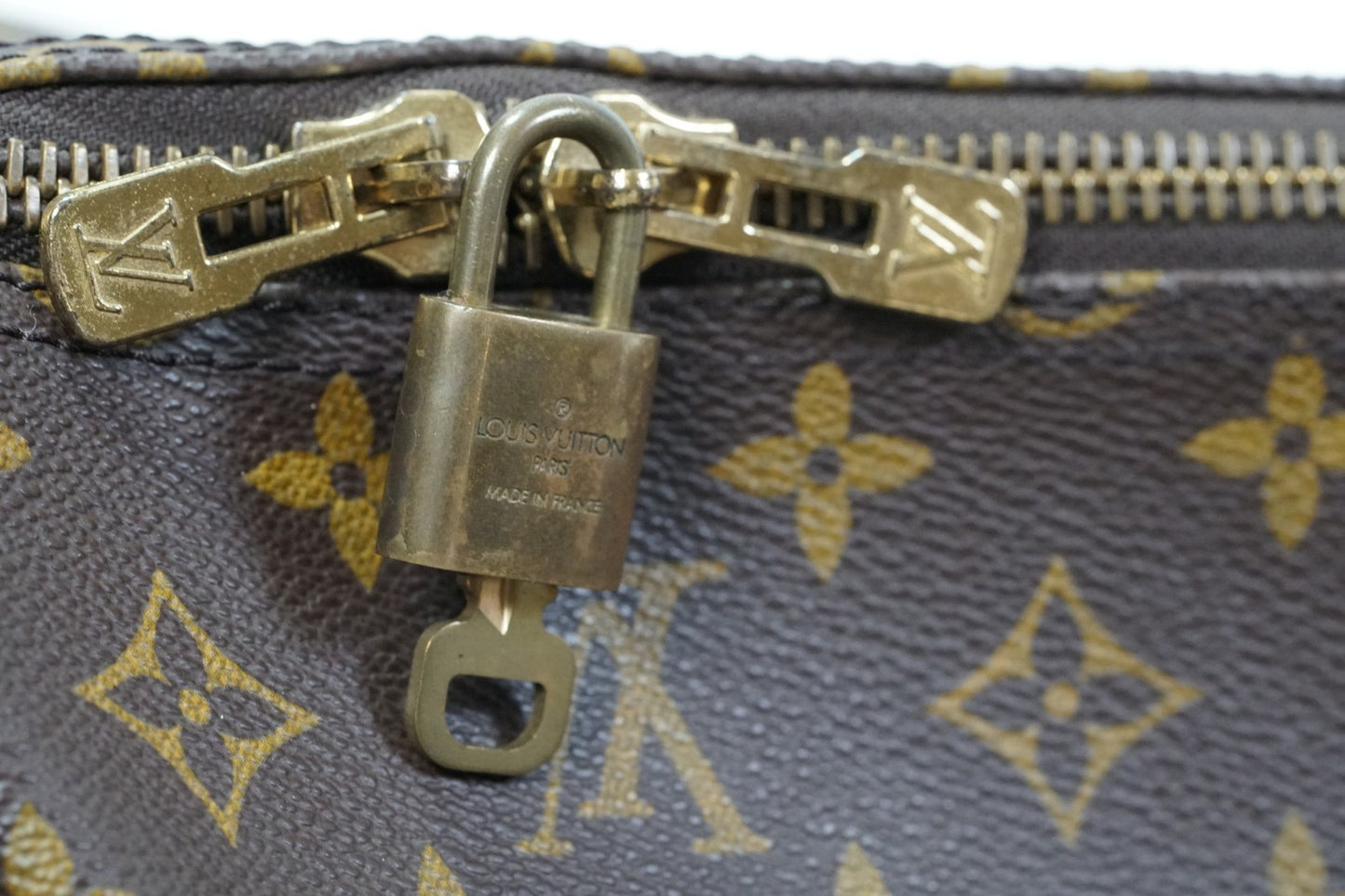 [AB] Louis Vuitton Keepall Bandouliere 60 M41412 Monogram Travel Bag Vintage